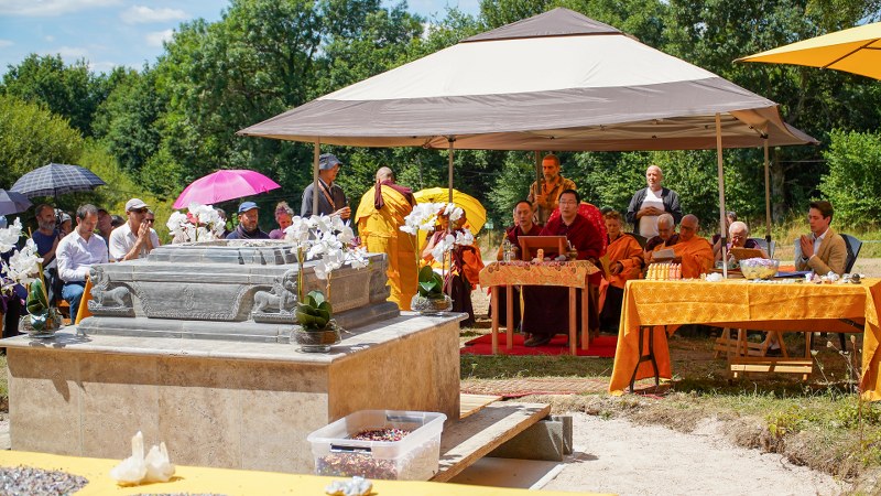 Stupa filling